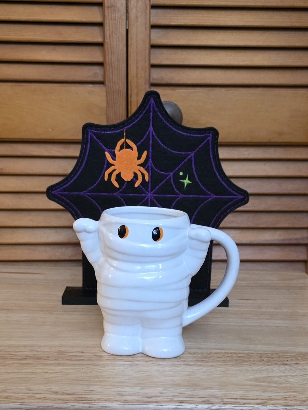 NWOT Target Hyde & Eek Mummy Figural Holiday Mug